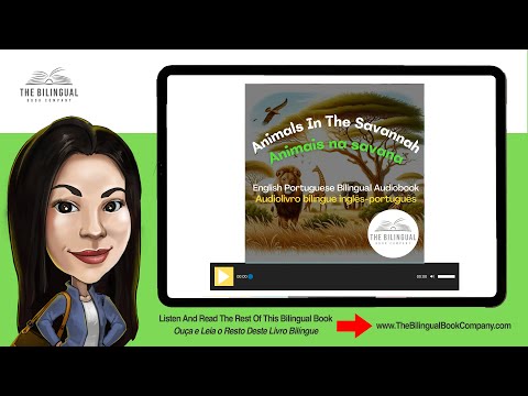 Animals In The Savannah English Portuguese Bilingual Audiobook