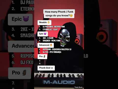 How many Phonk / Funk songs do you know?🤔#phonk #phonkmusic