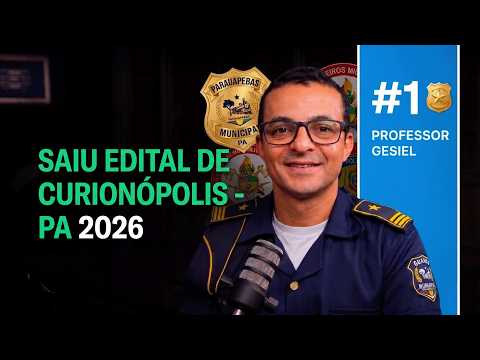 EDITAL PUBLICADO - Concurso Público de Curionópolis