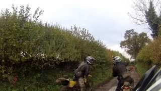 preview picture of video 'A Ride Through Dorset and South Somerset (TTR250, 24.11.13)'