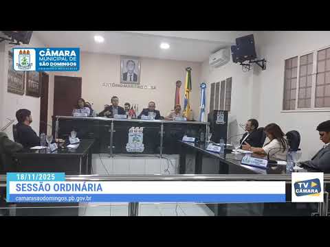 Transmissão ao vivo de Câmara Municipal de São Domingos-PB