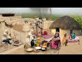 Ancient Village Life Pakistan | Village Women Morning Routine in Fog | Village Traditional Food