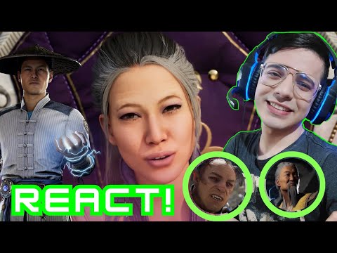REACT: MK1 Trailer - Governantes da Exoterra - SINDEL, GENERAL SHAO, SHUJINKO e MOTARO!