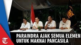 PARAINDRA Ajak Masyarakat Memaknai Lahirnya Pancasila