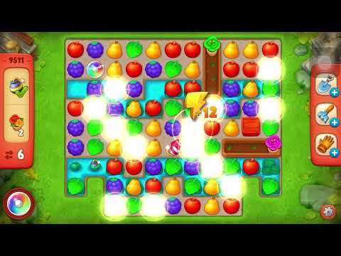 Gardenscapes Level 9511 (Hard Level)