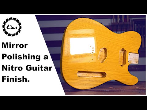 How to polish a nitro guitar finish: Micawber telecaster part 14.