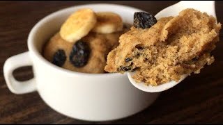 Microwave Banana Cake | Easy & Healthy Mug Cake Recipe | Em