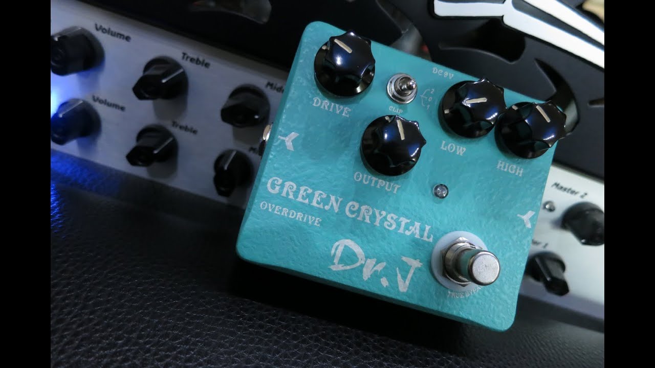 Dr.J Green Crystal Overdrive - Pedal Demo