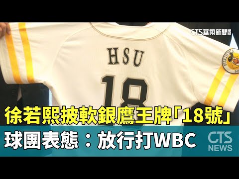 徐若熙披軟銀鷹王牌「18號」　球團表態：放行打WBC
