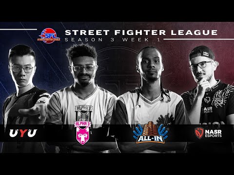 Street Fighter League Pro-US - NASR vs. UYU, Alpha 3 vs. All In - Season 3 Week 1
