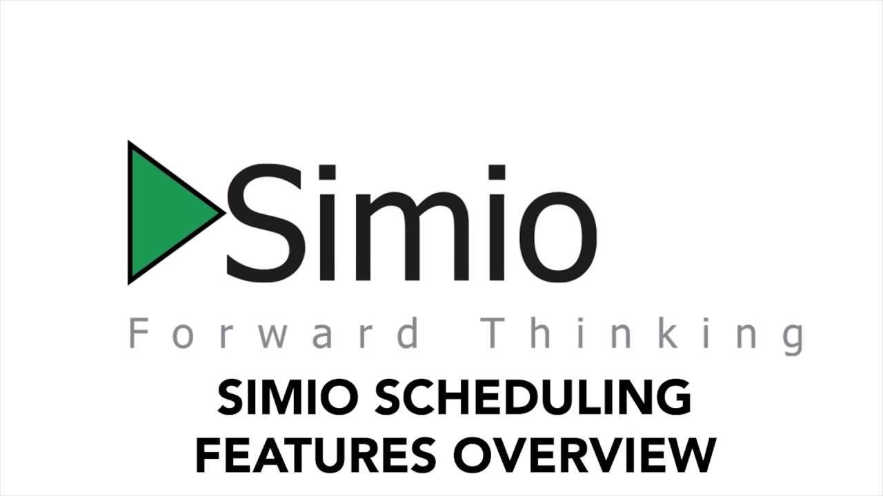 Simio Scheduling Features Overview