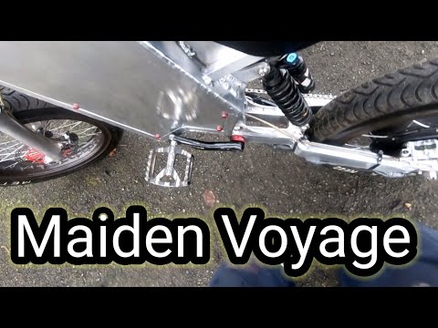 MENTAL | 17kw HAND BUILT ALUMINIUM EBIKE | MAIDEN VOYAGE |
