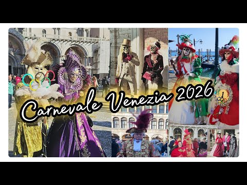Venice Carnival 2026 - The Most Beautiful Masks 🎭 Venice Carnival 2026 - #italy #carnival #travel