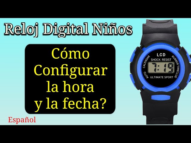 Vídeo relacionado con Kids Licensing - Reloj Digital Niño Real Madrid, Reloj LED Infantil, Batería Duradera, Funciones Completas, Correa Ajustable, Diseño Original, Cuadrado, Perfecto para Regalo