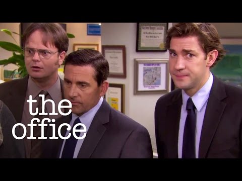 Michael Scott Falls into a Koi Pond - The Office US
