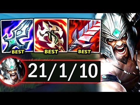 TRYNDAMERE TOP BUT 1 AUTO ATTACK = FULL HP! (250% LIFESTEAL) - 2025 Tryndamere TOP Gameplay Guide