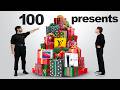 100 Weihnachtsgeschenke öffnen