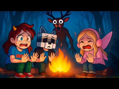 😱99 НОЧЕЙ в ЛЕСУ с ДЕВУШКОЙ и ЕРОКСОМ 99 Nights in the Forest в Роблокс