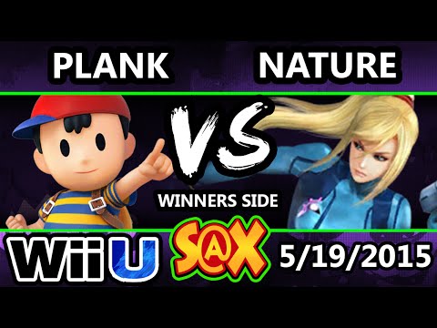 S@X - Plank (Ness) Vs. Nature (ZSS) SSB4 Tournament - Smash WIi U - Smash 4