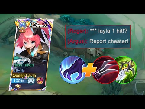 JUNGLE GLOBAL LAYLA IN SOLO RANKED GAME!!😱 TOTALLY INSANE!!