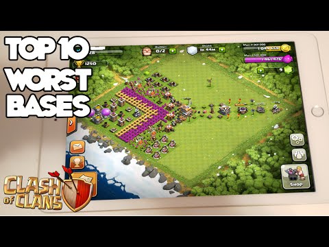 Top 10 Worst Clash of Clans Bases