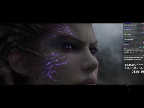 GiantGrantGames 24 hour stream - Part 2: Heart of the Swarm 100% Achievements