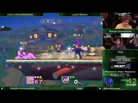 Construct 18 - Muklyfe.CaptainGirth (GnW) vs Sago (Luigi, Snake) - Project M Top 8