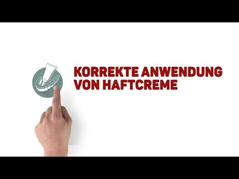 Zahnprothesen – Korrekte Anwendung von Haftcreme (2016)