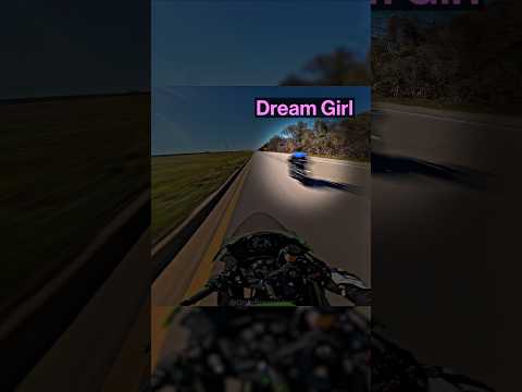 Biker Sees His Dream Girl
