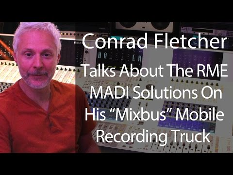 RME on the Mixbus - Interview with Conrad Fletcher on MADI and RME - Synthax Audio