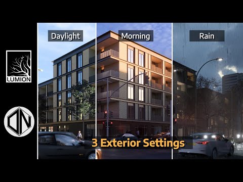 Lumion 2023 - 3 Exterior Render Settings