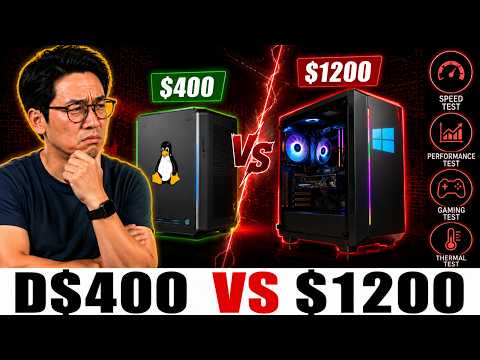 The $400 Linux Desktop That DESTROYS My $1200 Windows PC Real Tests