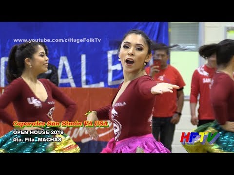 4ta. Fila MACHAS - OPEN HOUSE 2019 - Caporales San Simón VA USA
