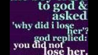 he made my world...crash down