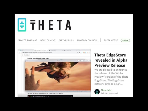 Theta EdgeStore revealed in Alpha Preview Release