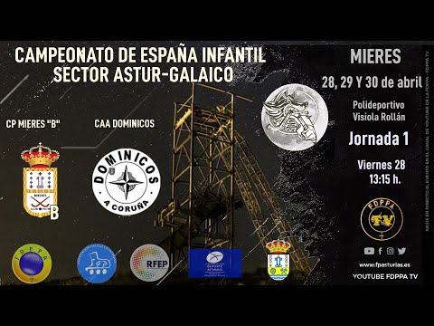 EN DIRECTO:    CP MIERES "B" vs CAA DOMINICOS    -   SECTOR ASTUR-GALAICO INFANTIL