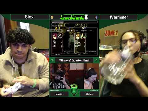 CT GamerCon 5 SSBM - SloX (Fox) vs. Warmmer (Falco) - Melee WQF