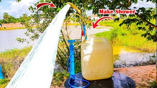 Free Energy pump | I turn PVC pipe into high speed water pump from deep well 100% work