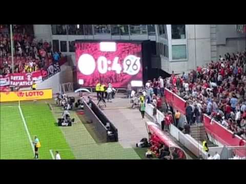 Hannover 96 05.08.2016 direkt nach dem 0:4 Nie mehr zweite Liga