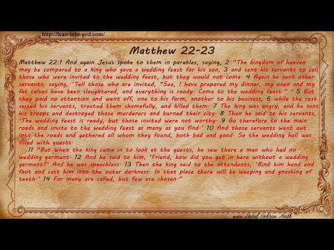Matthew 22-23
