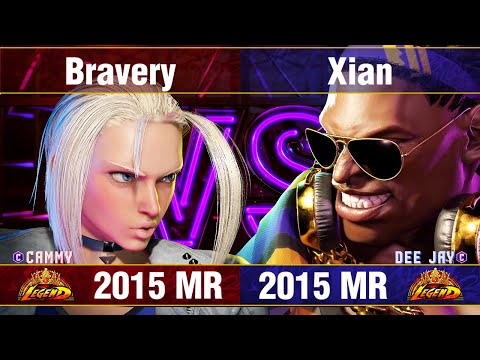 【スト6】Bravery vs Xian (キャミィ vs ディージェイ) SF6 Bravery vs Xian (Cammy vs Deejay)