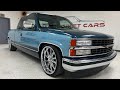 1990 Chevrolet C1500, extended cab, 5/6 drop, 22” US Mags SOLD