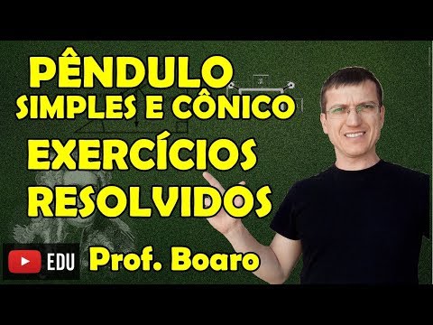 SIMPLE AND CONICAL PENDULUM - APPLICATIONS OF NEWTON'S LAWS - EXERCISES - CLASS 16 Prof. Boaro IL...
