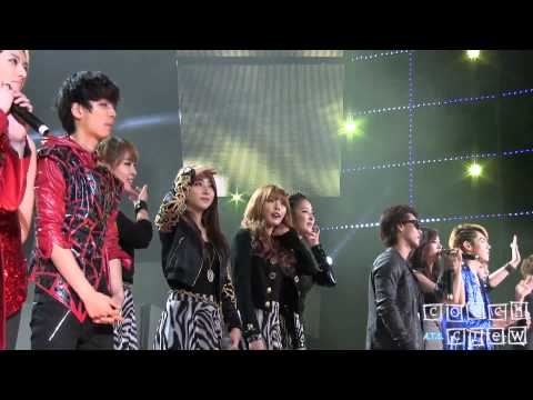 121013 B.A.P, 4minute, G.NA & Artists - Ending Stage @ KCON '12