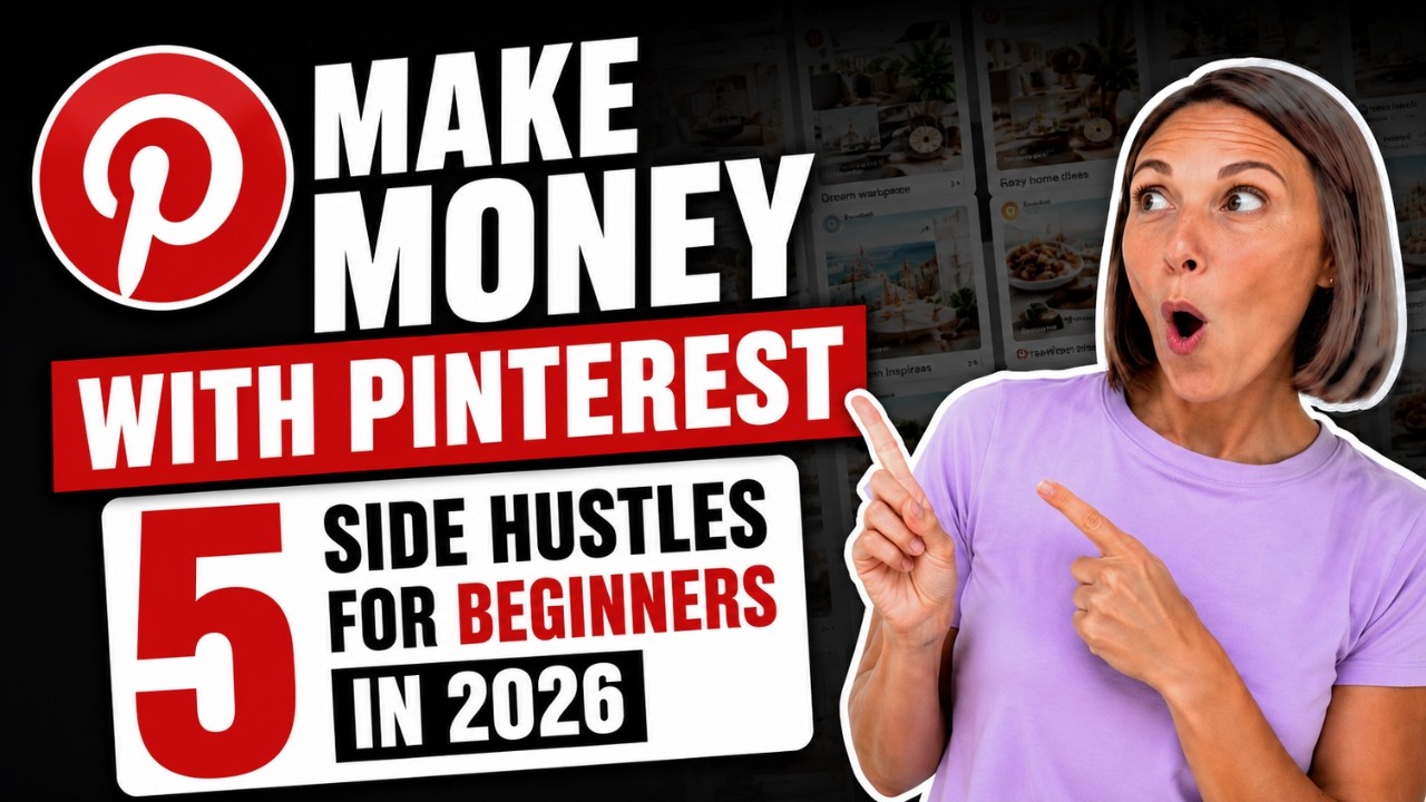 5 Pinterest Side Hustles That Actually Make Money in 2026 thumbnail