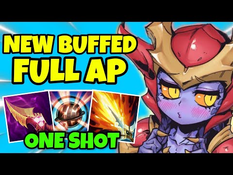 NEW BUFFED SHYVANA WILD RIFT BUILD FULL AP IS BROKEN ‼😡