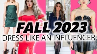 FALL FASHION TRENDS 2023! Dress like an influencer, you need this for fall