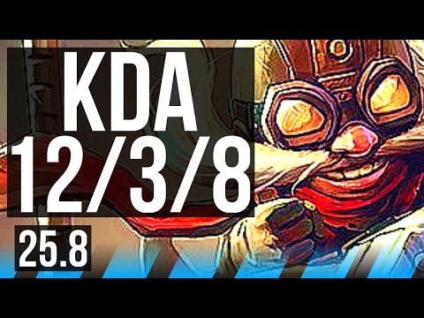 CORKI vs KASSADIN (MID) | 66% winrate, 12/3/8, Godlike | KR Grandmaster | 25.8