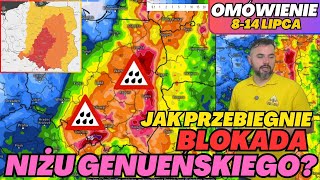 Blockade of the Genoese low over Poland. Course and threats. Where and when are downpours and sto...