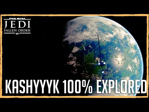 KASHYYYK 100% Explored 【STAR WARS JEDI: FALLEN ORDER】 Full Platinum Walkthrough Gameplay Part 18